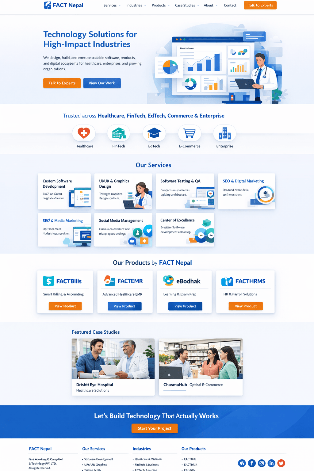 FACT enterprise software and digital platforms